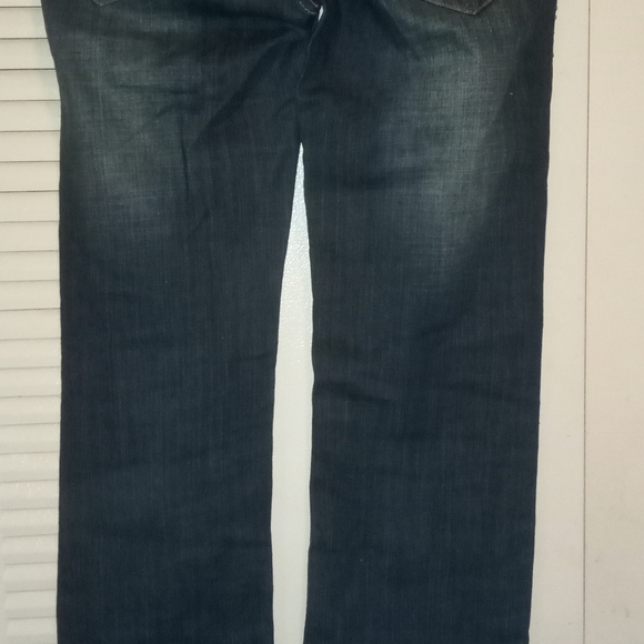 Women Blue Denim TELL Jeans with Bling (sz 7) - Picture 4 of 6